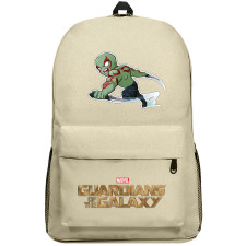 Guardians Of The Galaxy Drax The Destroyer Backpack SuperPack - Drax The Destroyer Attacking Chibi Art