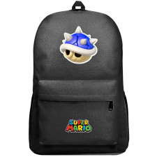 Super Mario Blue Shell Backpack SuperPack - Blue Shell Sticker Art
