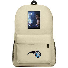 NBA Paolo Banchero Backpack SuperPack - Paolo Banchero Side Portrait With Champion Cup
