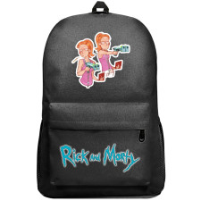 Rick And Morty Summer Smith Backpack SuperPack - Summer Smith Holding Gun Art