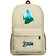 The Legend of Zelda Link Backpack SuperPack - Link Breath Of The Wild Silhouette Sticker