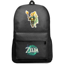 The Legend of Zelda Princess Zelda Backpack SuperPack - Princess Zelda Holding Torch Fire Sticker