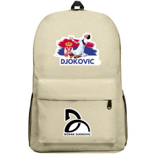 Novak Djokovic Backpack SuperPack - Novak Djokovic Celebrating Win Watercolor Style