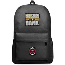 WWE Sasha Banks Backpack SuperPack - Sasha Banks Bosses Make Bank Sticker Art