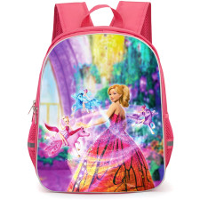 Barbie Mariposa Backpack StudentPack - Barbie Mariposa Elina With Flying Fairies Movie Art