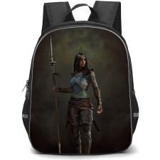 Diablo 4 Sorcerer Backpack StudentPack - Sorcerer With Staff Art
