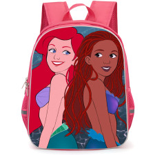 The Little Mermaid 2023 Ariel Backpack StudentPack - Ariel New and Old Back To Back Cartoon Art