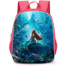 The Little Mermaid 2023 Ariel Backpack StudentPack - Ariel Under The Sea With Ursula Movie Art