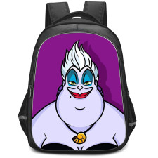 The Little Mermaid Ursula Backpack StudentPack - Ursula Smiling It's What I Live For Cartoon Art
