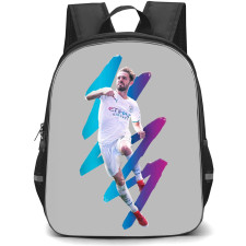 Bernardo Silva Backpack StudentPack - Bernardo Silva Manchester City Jumping Brush Paint