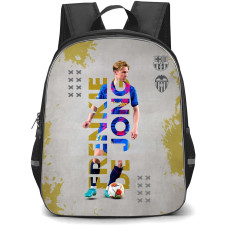 Frenkie de Jong Backpack StudentPack - Frenkie de Jong FC Barcelona Dribbling Word Art