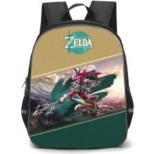 The Legend Of Zelda Sidon Backpack StudentPack - Sidon Holding Trident