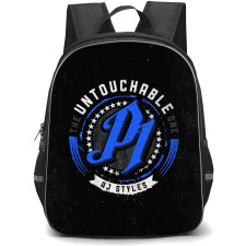 WWE AJ Styles Backpack StudentPack - AJ Styles Untouchable Logo