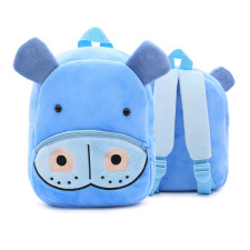 Kids Preschool Kindergarten Cute Backpack Rucksack Hippo