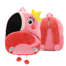 Kids Preschool Kindergarten Cute Backpack Rucksack Flamingo