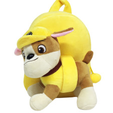 Paw Patrol Rubble Plush Kids Preschool Kindergarten Backpack Rucksack