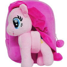 My Little Pony Pinkie Pie Plush Kids Preschool Kindergarten Backpack Rucksack
