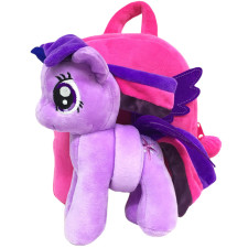 My Little Pony Twilight Sparkle Plush Kids Preschool Kindergarten Backpack Rucksack