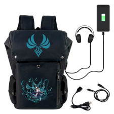 Genshin Impact Xiao Backpack With USB Charger