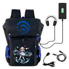 Genshin Impact Barbara Backpack With USB Charger