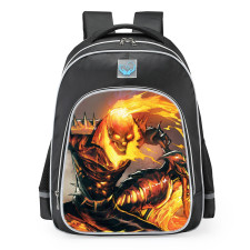 Marvel Ghost Rider Comics Style School Backpack