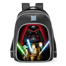 Lego Star Wars Darth Vader And Main Characters School Backpack
