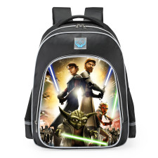 Star Wars The Clone Wars Characters School Backpack