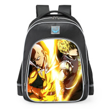 One-Punch Man Saitama And Genos School Backpack