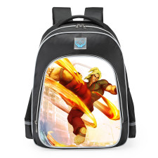 Street Fighter Ken School Backpack