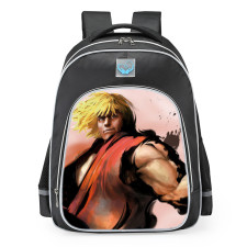 Street Fighter Classic Ken School Backpack