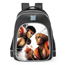 Street Fighter Ryu And Ken School Backpack