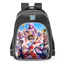 Saint Seiya Characters School Backpack