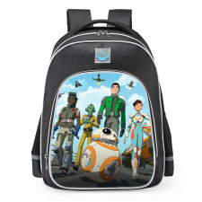 Star Wars Resistance Characters School Backpack