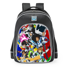 Voltron Legendary Defender Characters School Backpack