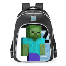 Super Smash Bros Ultimate Zombie Minecraft School Backpack