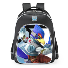 Super Smash Bros Ultimate Falco School Backpack