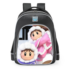 Super Smash Bros Ultimate Ice Climbers School Backpack