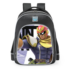 Super Smash Bros Ultimate Captain Falcon School Backpack