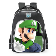 Super Smash Bros Ultimate Luigi School Backpack