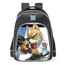 Super Smash Bros Ultimate Fox McCloud School Backpack