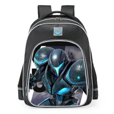 Super Smash Bros Ultimate Dark Samus School Backpack
