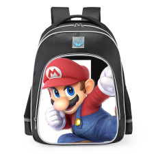 Super Smash Bros Ultimate Mario School Backpack