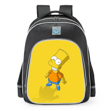 The Simpsons Bart School Backpack