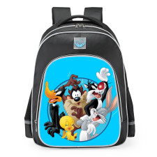 Looney Tunes Cartoons Characters School Backpack
