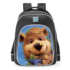 Yogi Bear Boo Boo Bear Face School Backpack