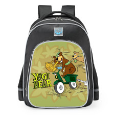 Yogi Bear Boo Boo Bear Cartoon Characters School Backpack