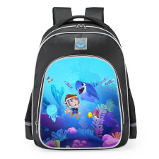 Sharkdog Into The Sea School Backpack