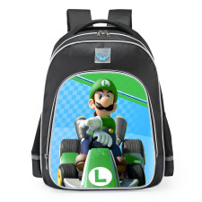 Super Mario Kart 8 Luigi School Backpack