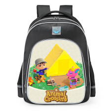 Animal Crossing New Horizons Camping Theme School Backpack