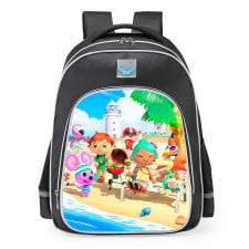 Animal Crossing New Horizons Summer Theme School Backpack